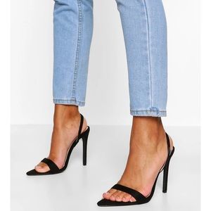 Black slingbacks - fit like 8.5 (sz 9 but small)